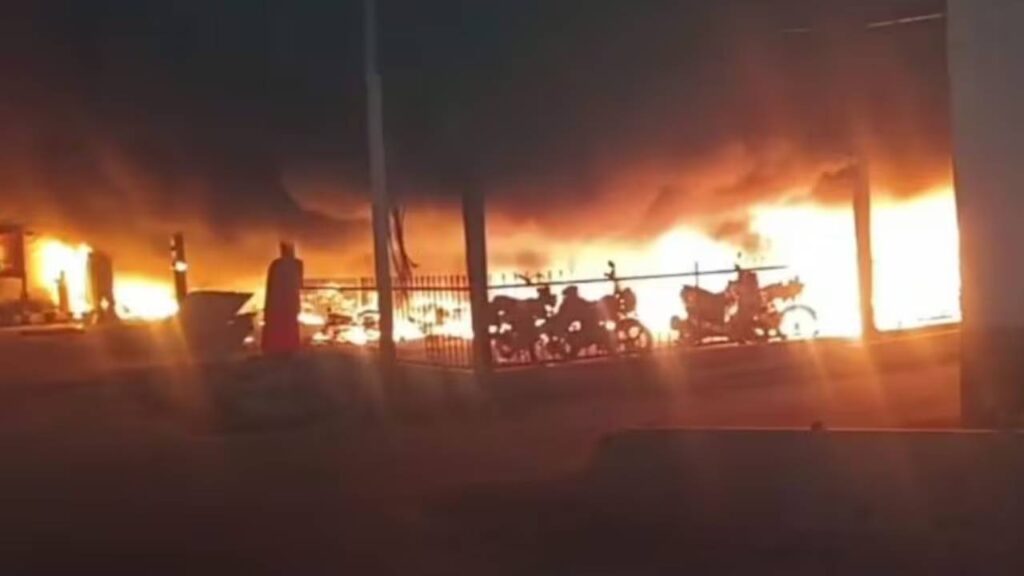 Fire Accident in Varanasi Railway Station
