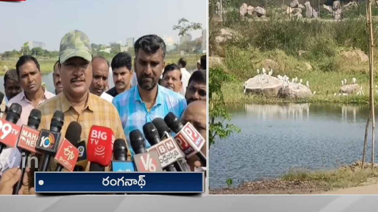 హైదరాబాద్లో మళ్లీ హైడ్రా హడల్.. ఆ చెరువులను పరిశీలించి వార్నింగ్ ఇచ్చిన కమిషనర్ రంగనాథ్.. హైదరాబాద్లో మళ్లీ హైడ్రా హడల్.. ఆ చెరువులను పరిశీలించి వార్నింగ్ ఇచ్చిన కమిషనర్ రంగనాథ్..