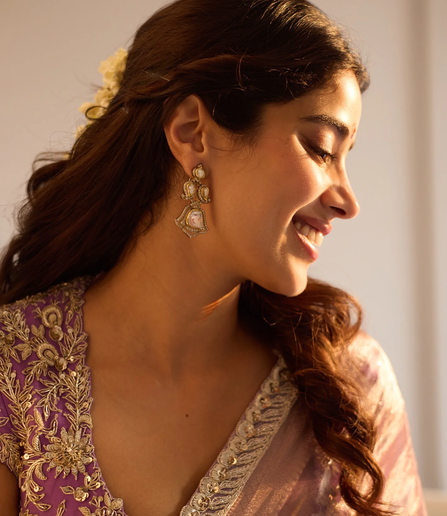 Janhvi Kapoor Mesmerizing Looks in Saree for Diwali