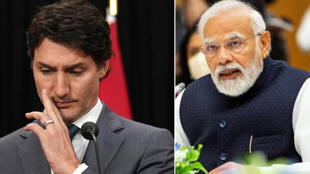 Justin Trudea and Modi