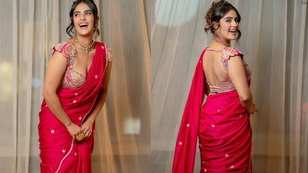 Kavya Thapar : చీరలో కత్తి లాంటి లుక్స్ తో కావ్య థాపర్..