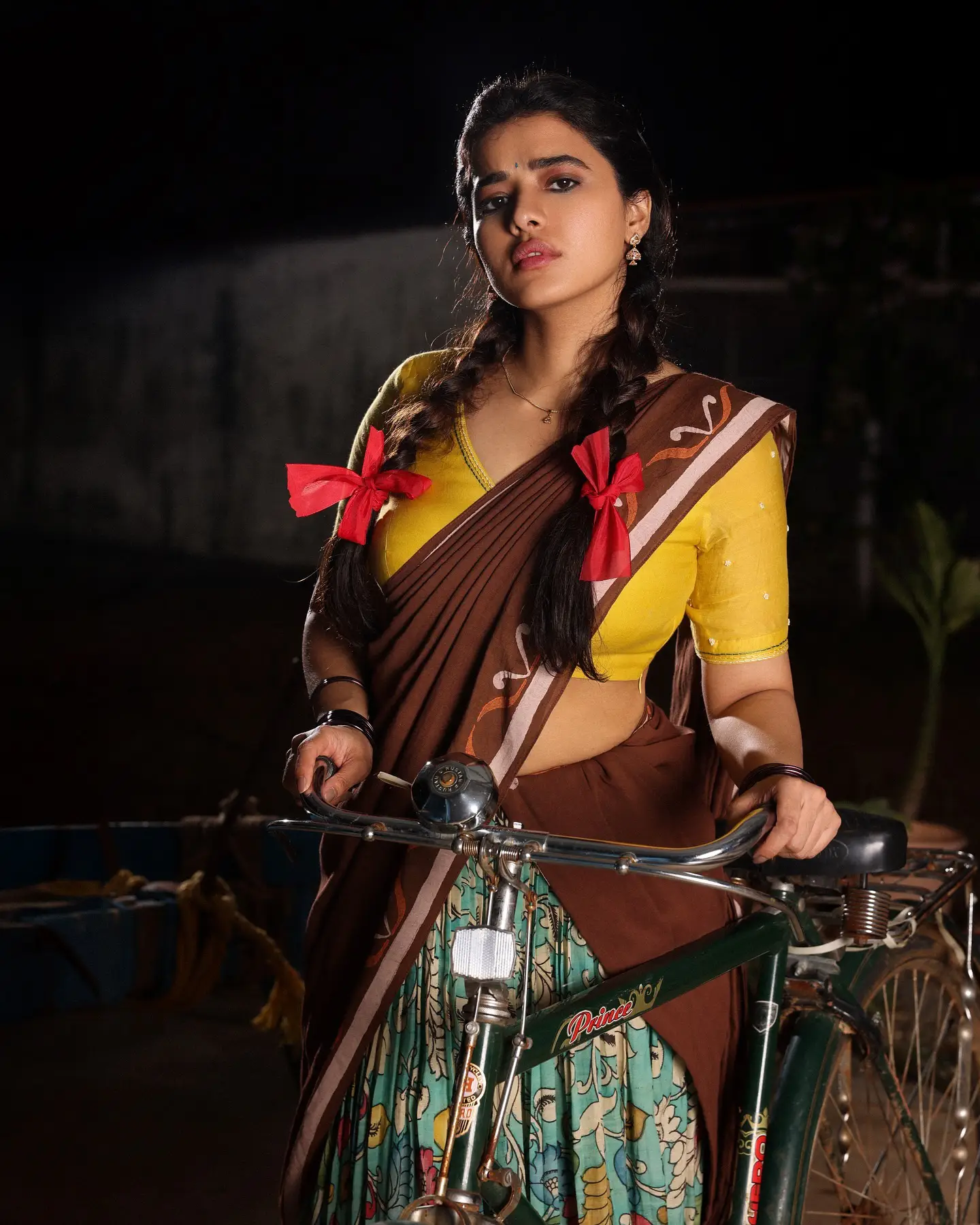Ketika Sharma Cute Looks in Half Saree