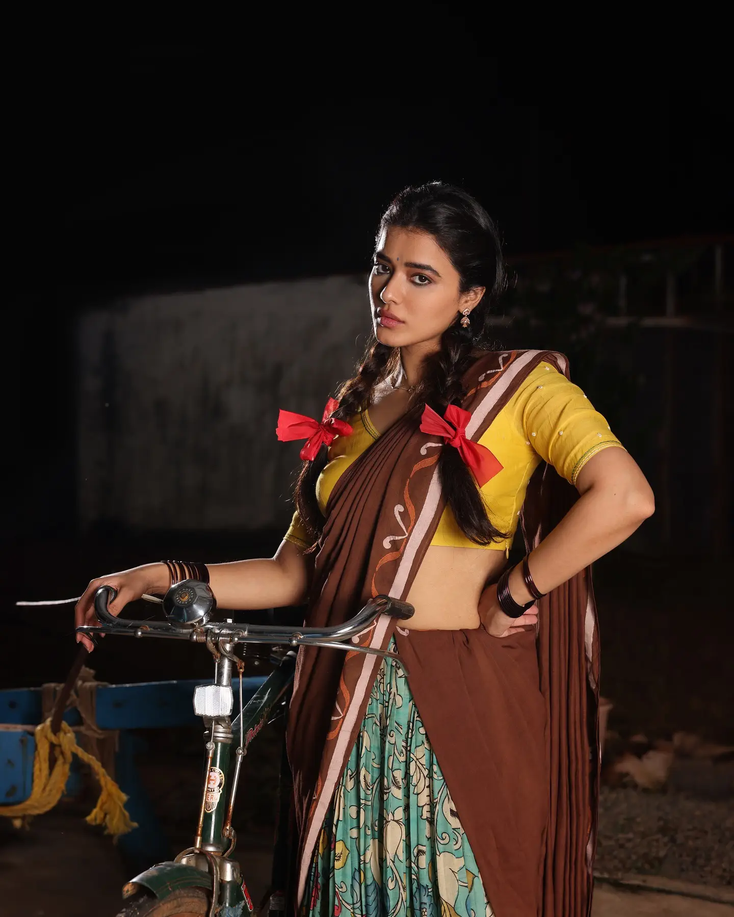 Ketika Sharma Cute Looks in Half Saree