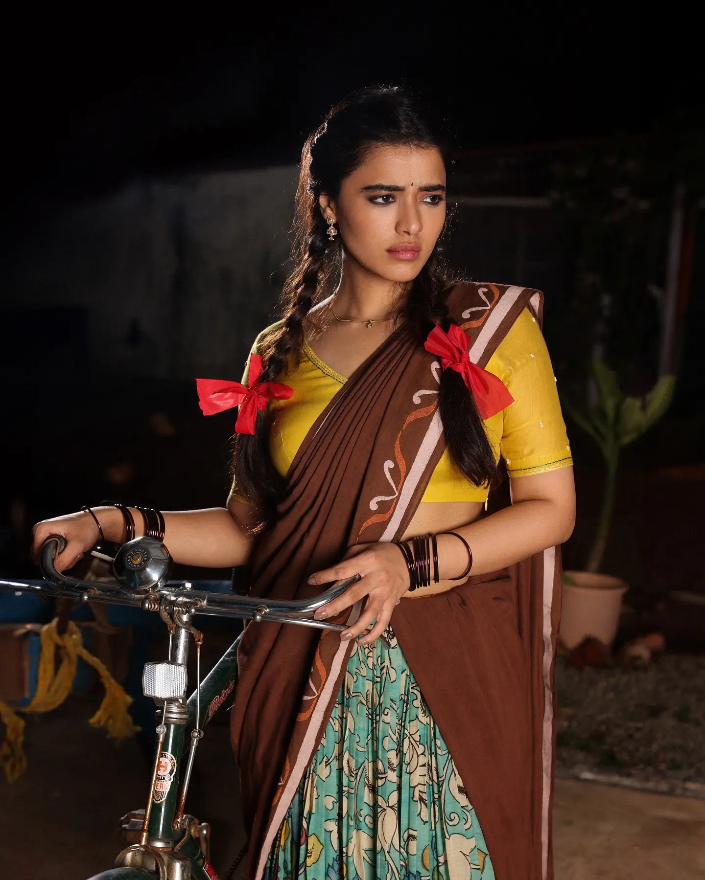 Ketika Sharma Cute Looks in Half Saree