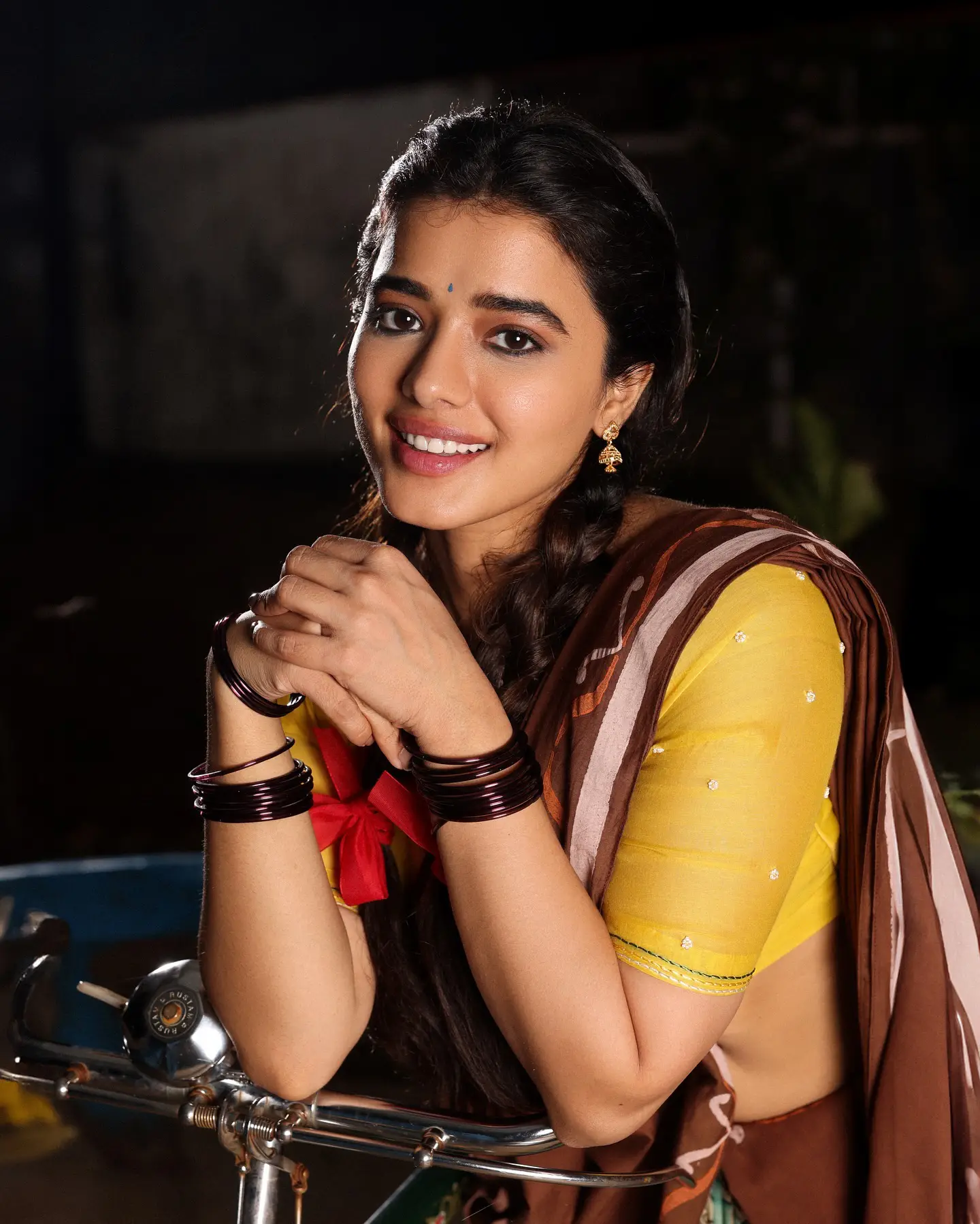 Ketika Sharma Cute Looks in Half Saree