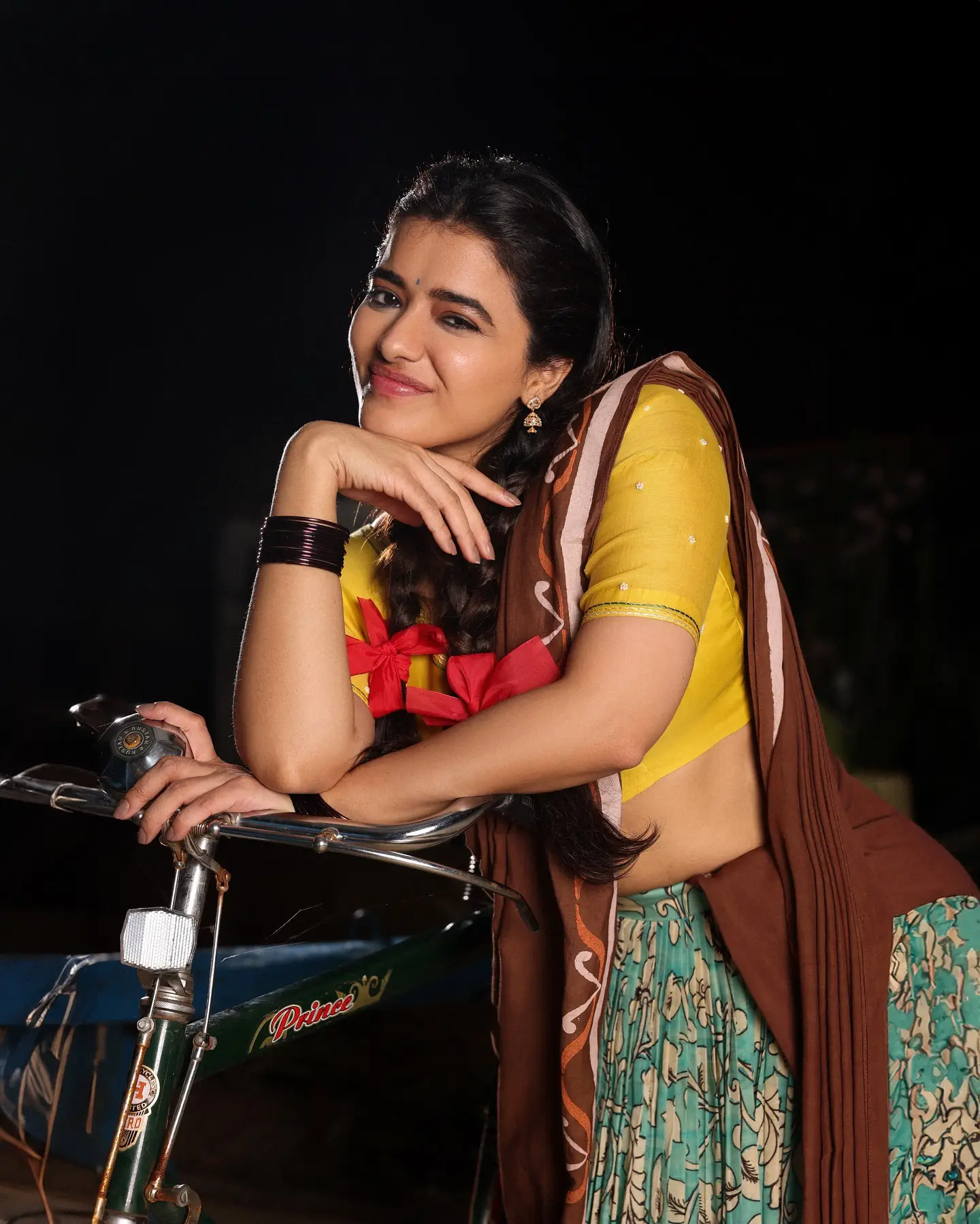 Ketika Sharma Cute Looks in Half Saree