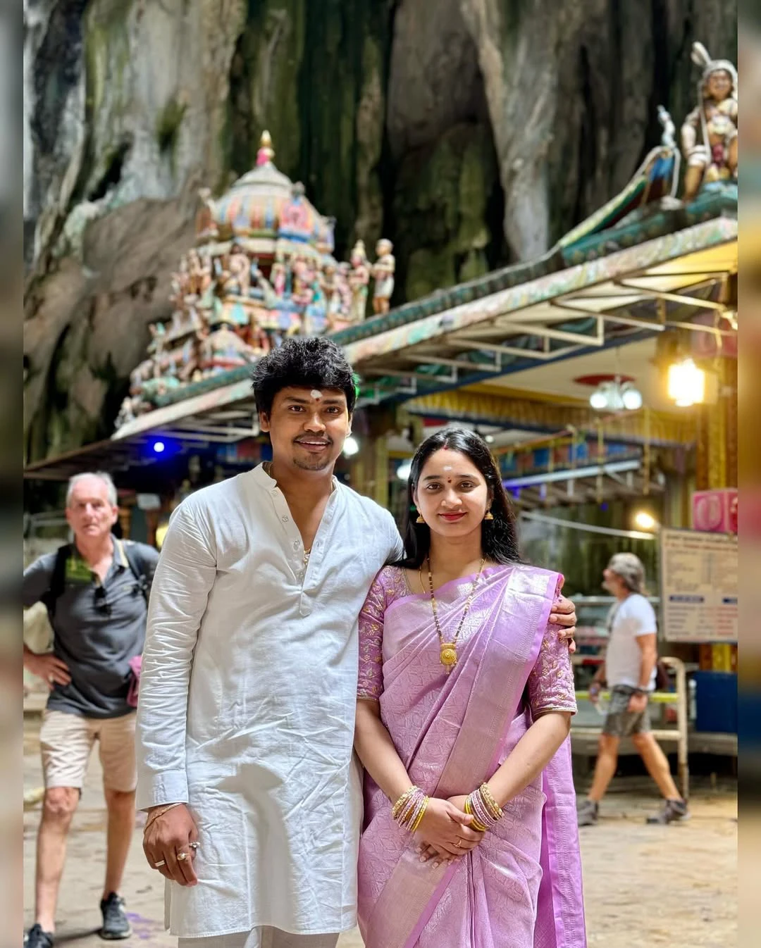 Jabardasth Kevvu Kartheek Enjoying Vacation with Wife in Malaysia
