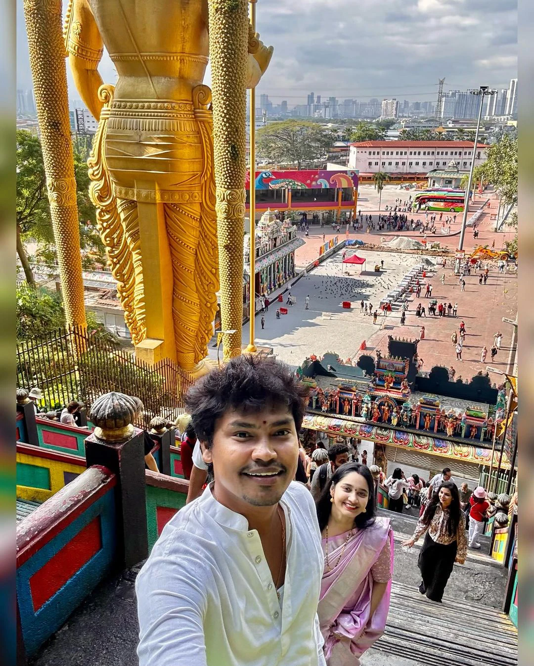 Jabardasth Kevvu Kartheek Enjoying Vacation with Wife in Malaysia