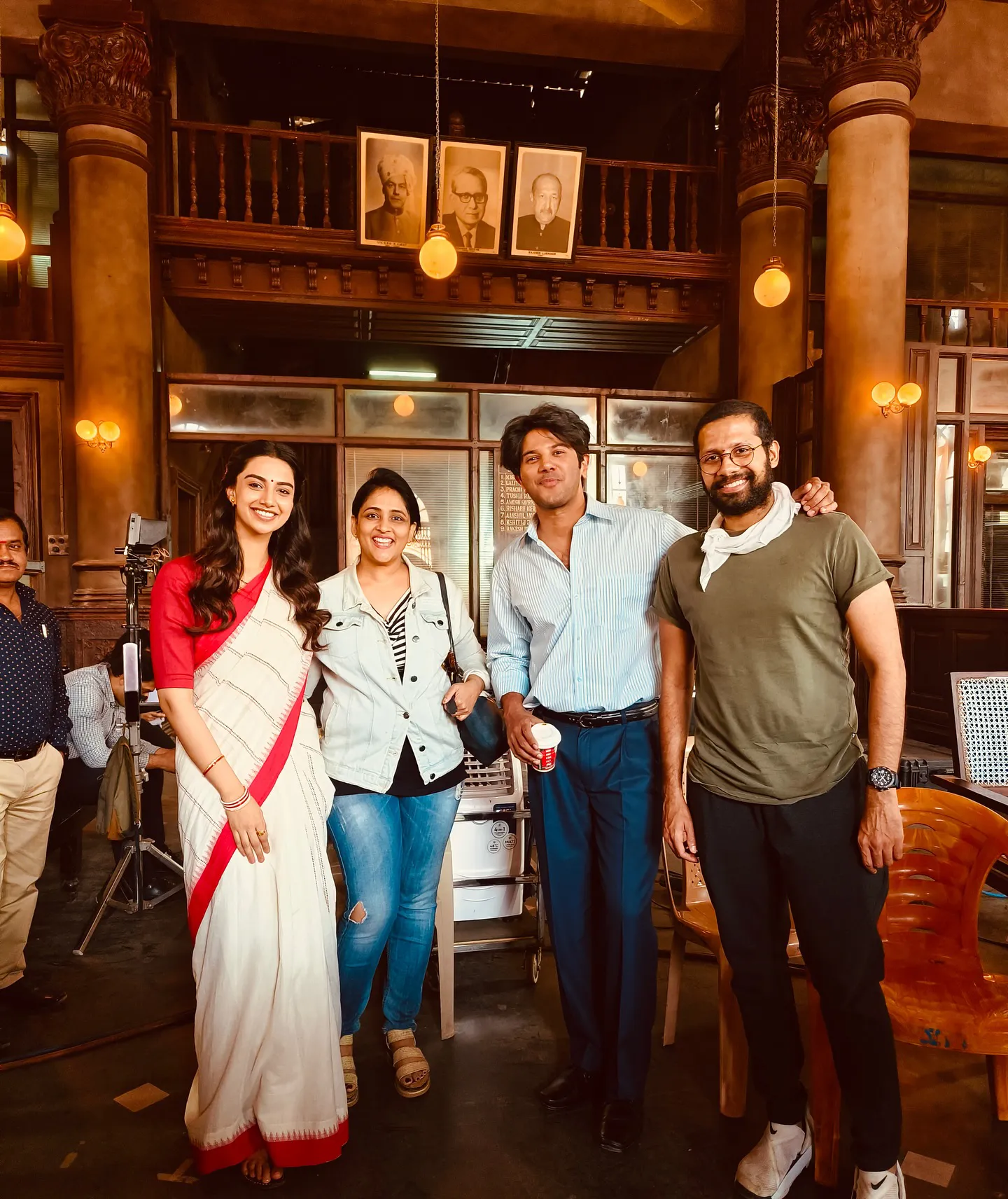 Lucky Baskhar Movie Working Stills