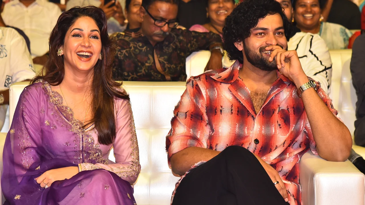 Varun Tej Matka Pre Release Event Varun Lavanya Cute Photos