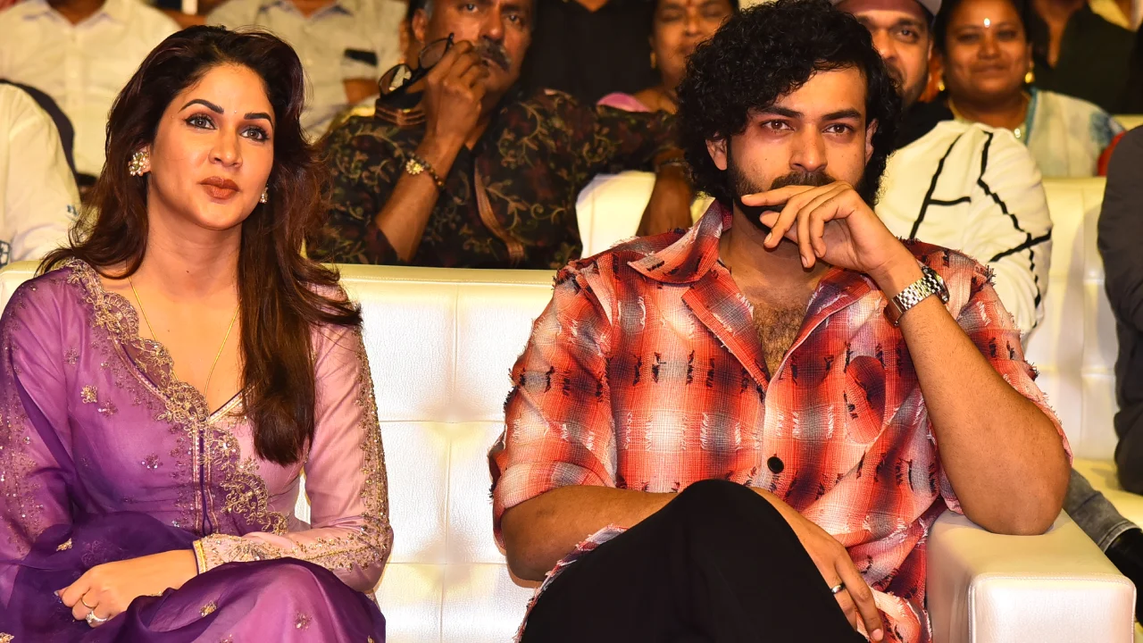 Varun Tej Matka Pre Release Event Varun Lavanya Cute Photos
