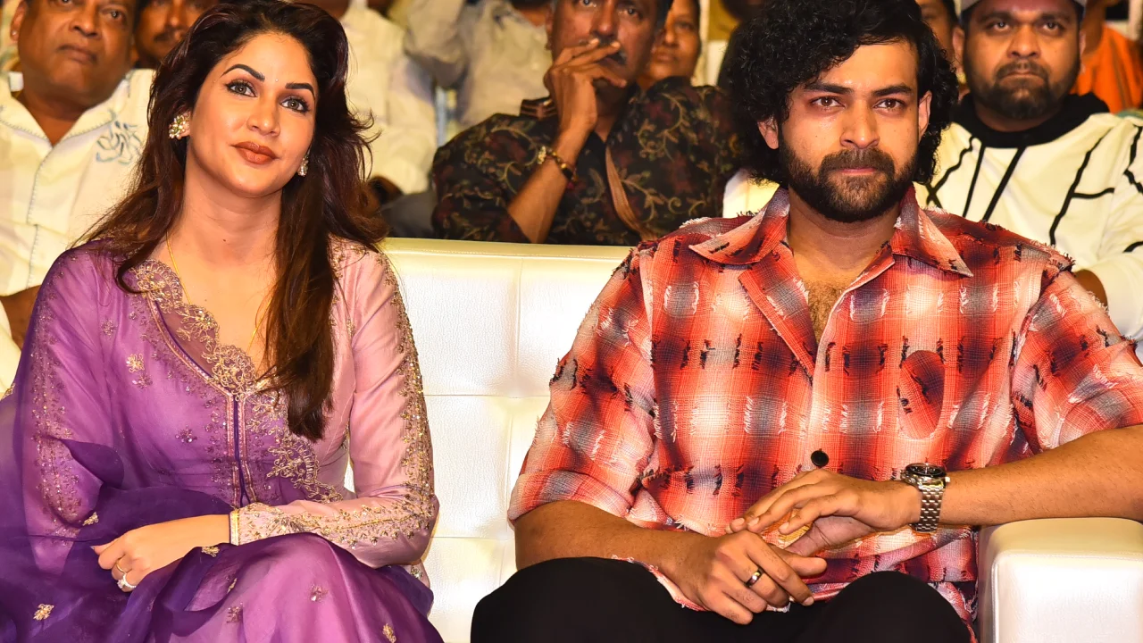 Varun Tej Matka Pre Release Event Varun Lavanya Cute Photos