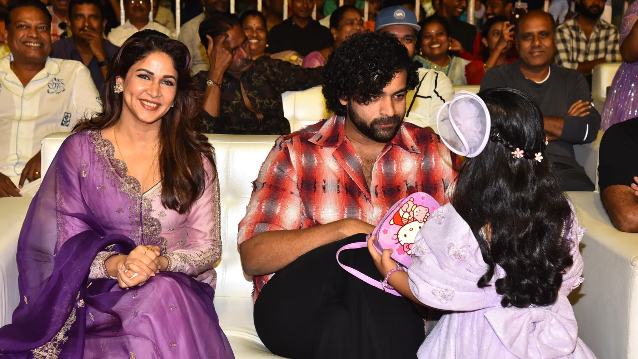 Varun Tej Matka Pre Release Event Varun Lavanya Cute Photos