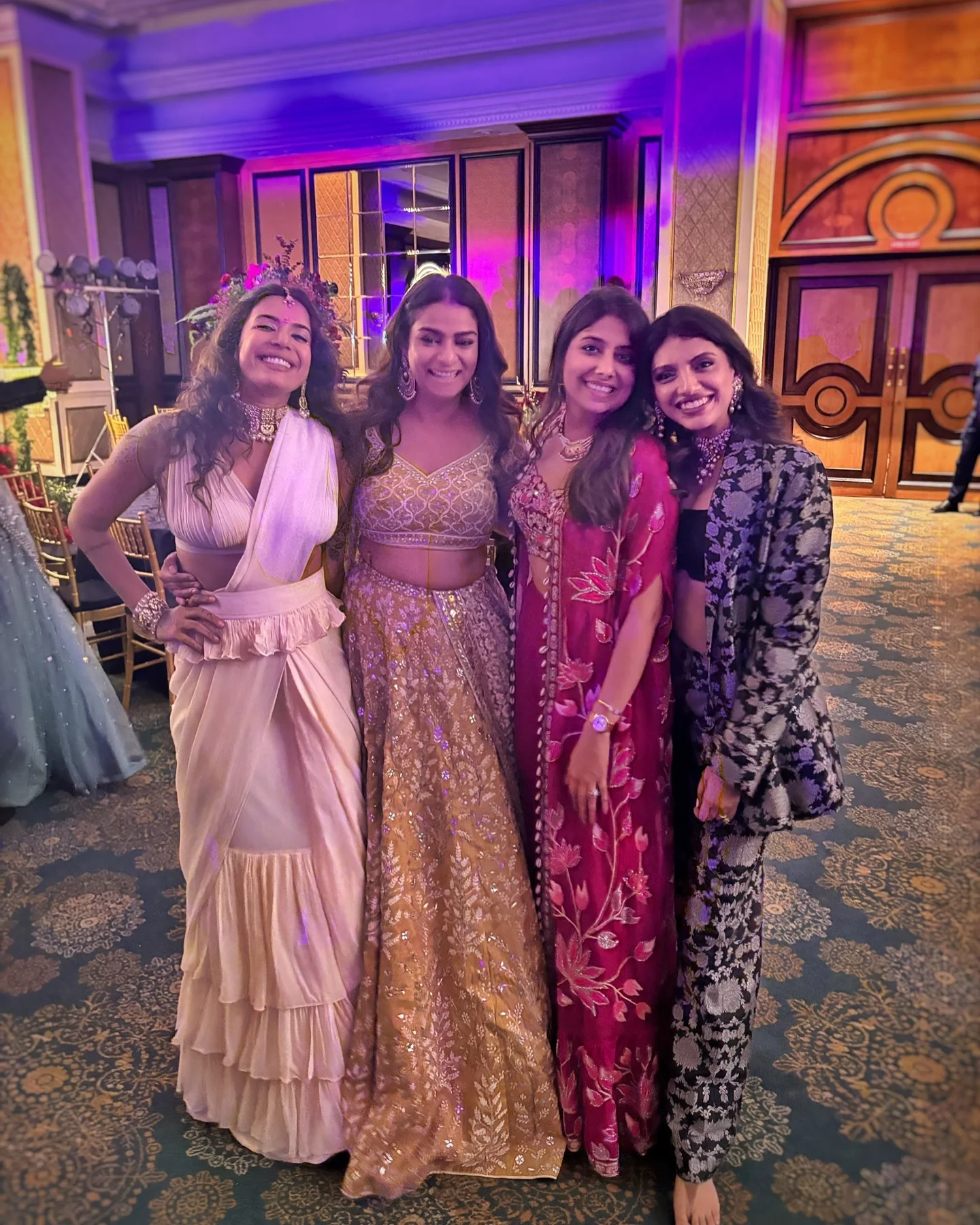 Miheeka Daggubati Enjoying in Friends Marriage