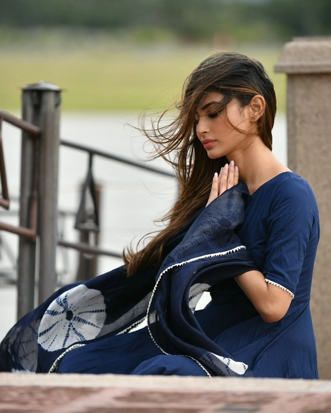 Mouni Roy Visited Adi Yogi
