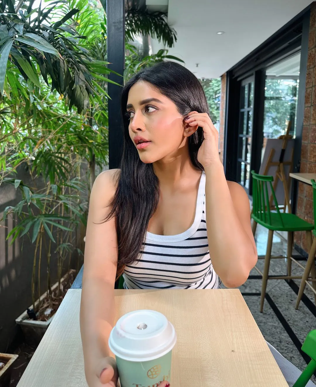 Nabha Natesh Chill With Coffee