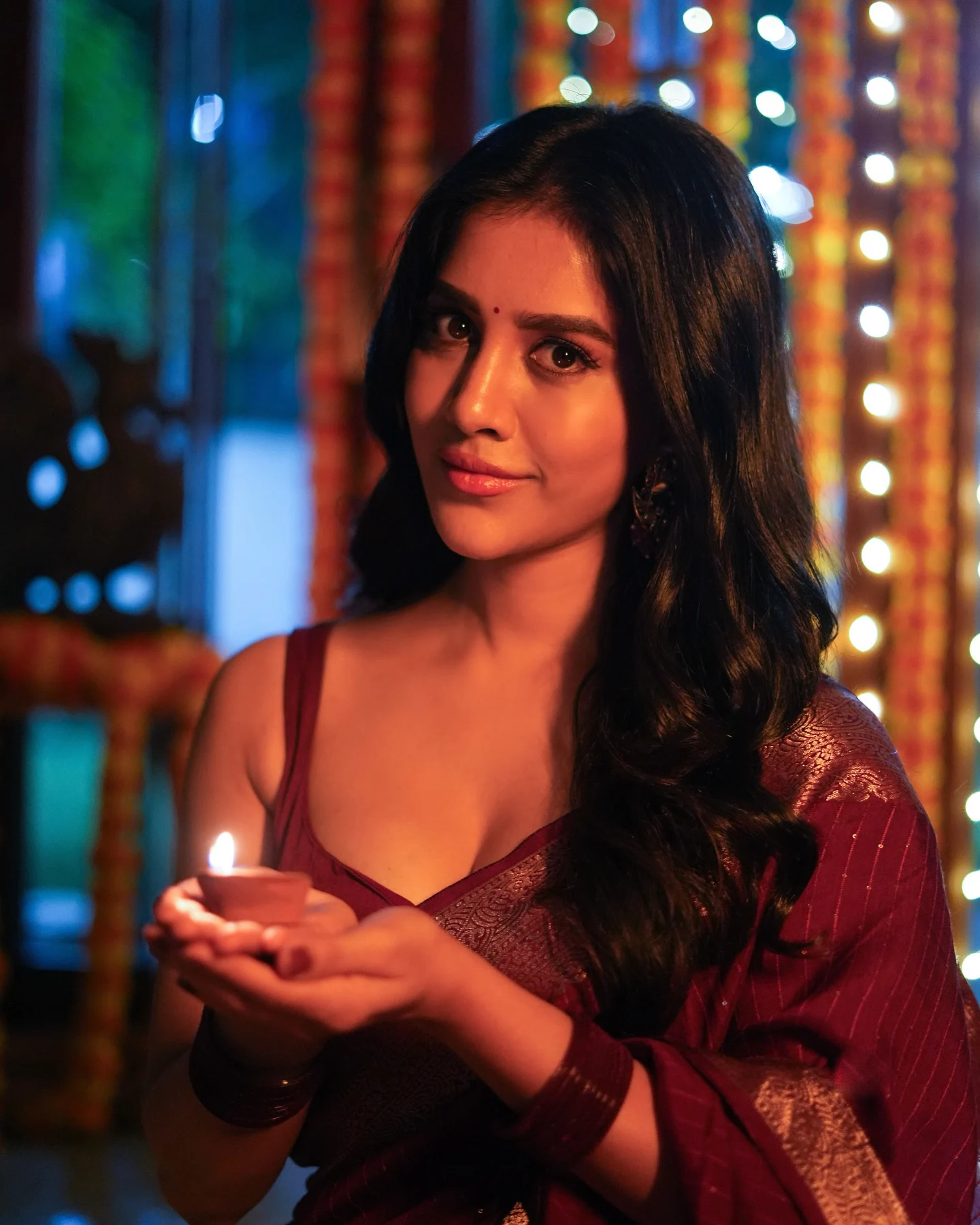 Nabha Natesh Diwali Celebrations