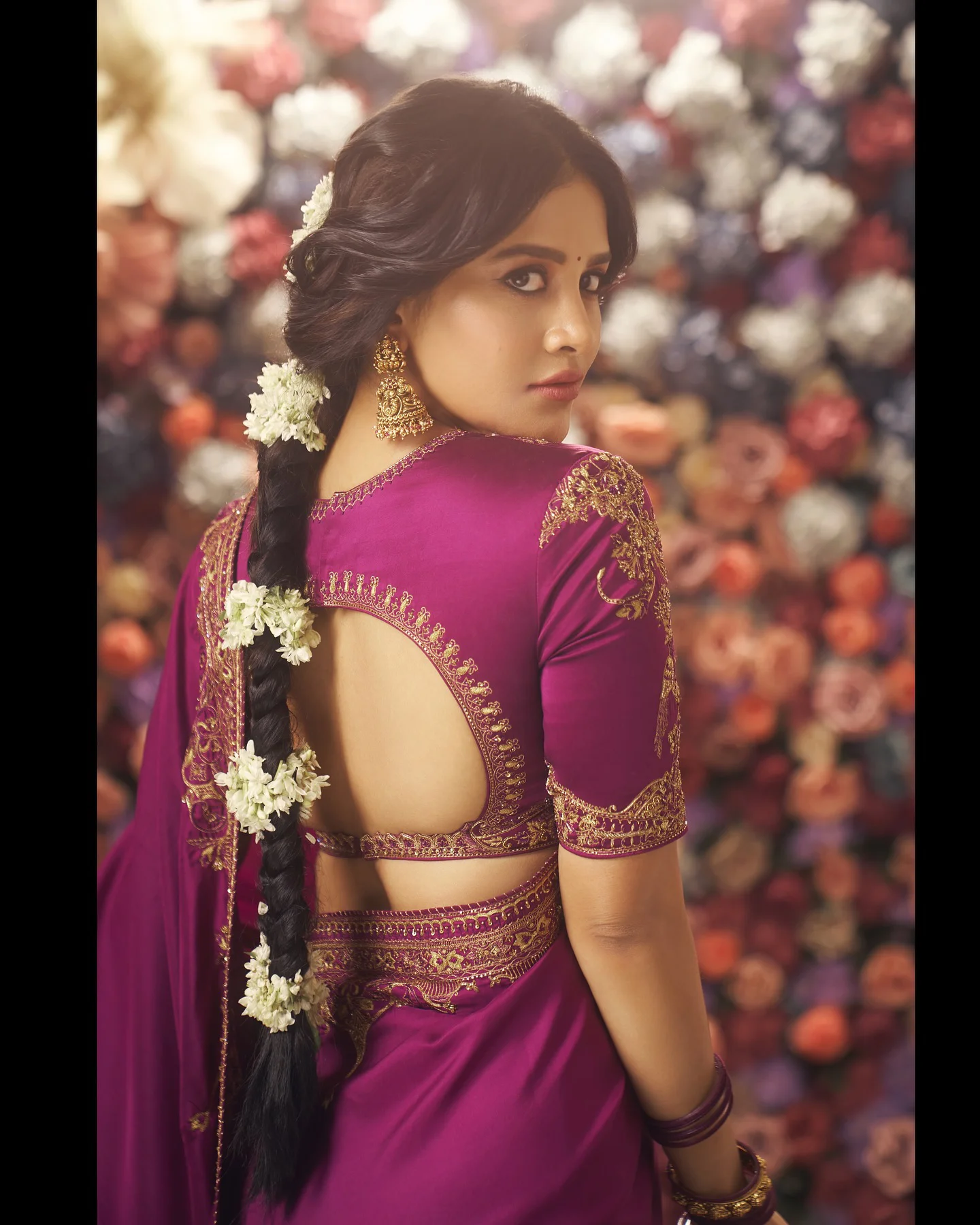 Nabha Natesh Stunning Looks in Saree