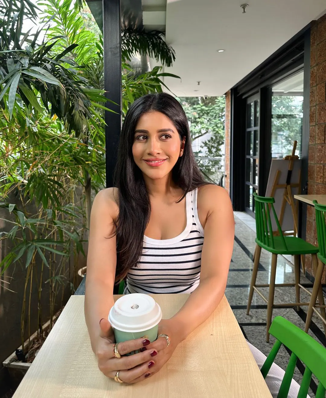 Nabha Natesh Chill With Coffee