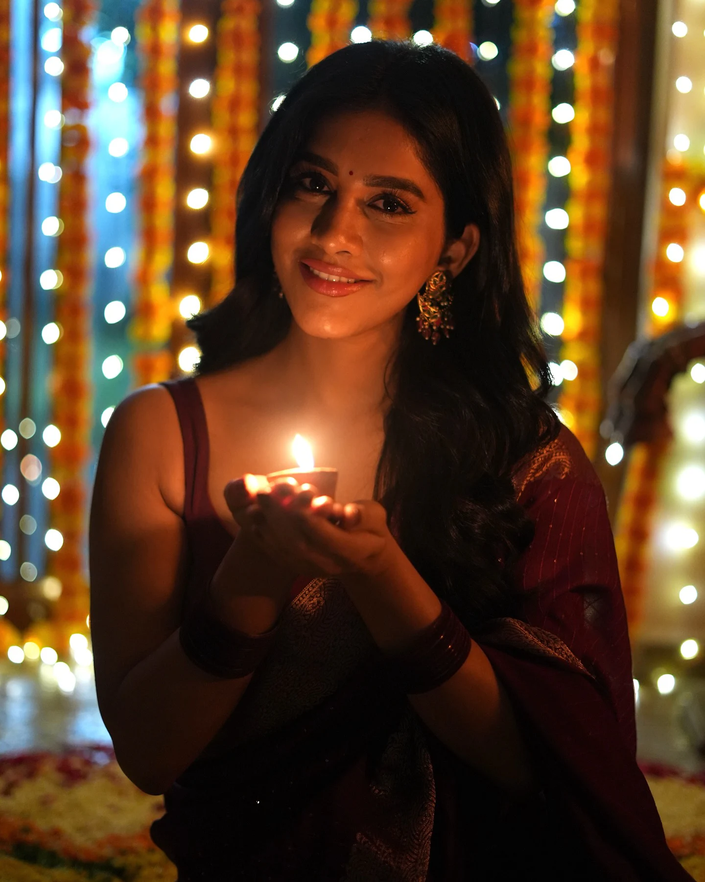 Nabha Natesh Diwali Celebrations