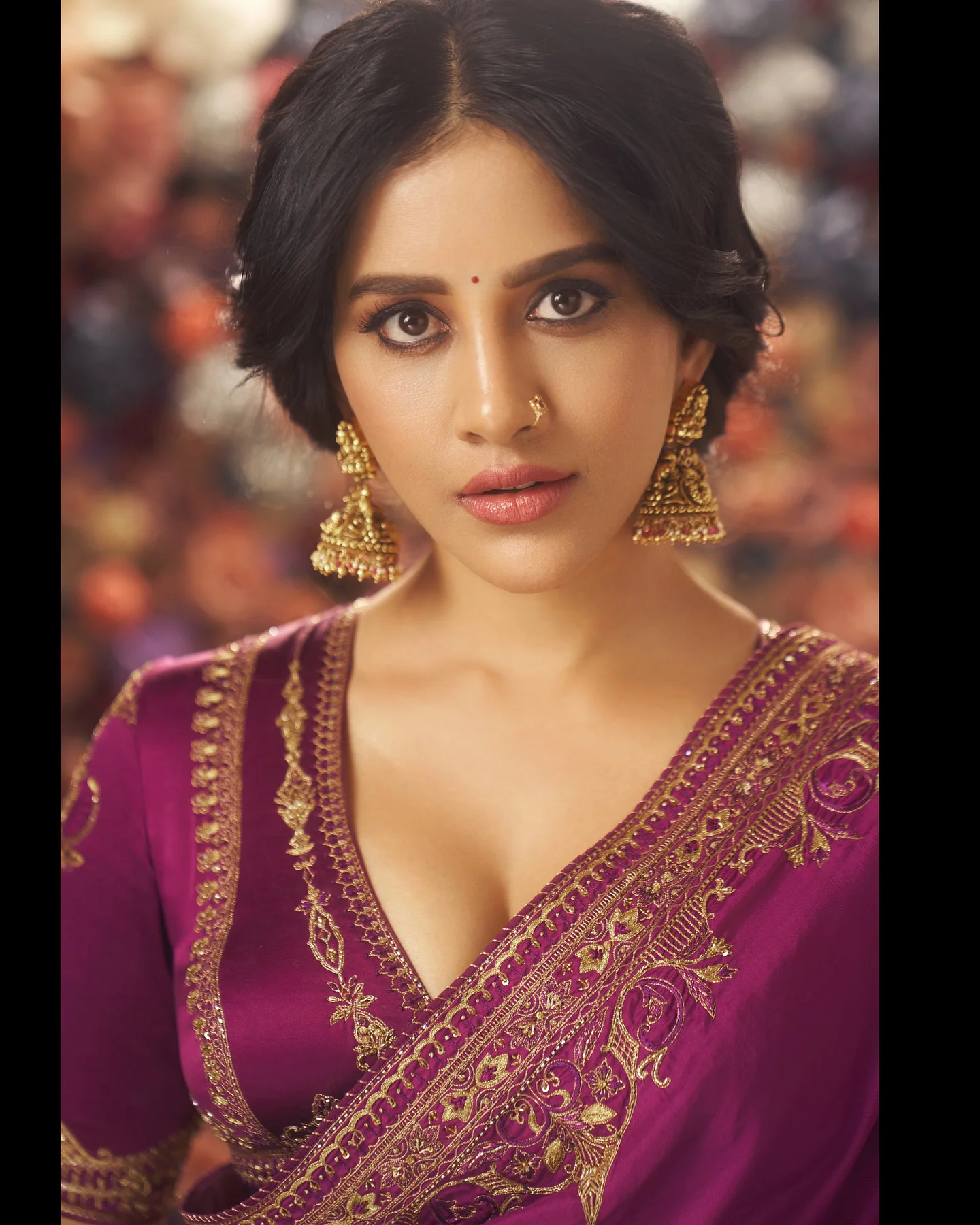 Nabha Natesh Stunning Looks in Saree