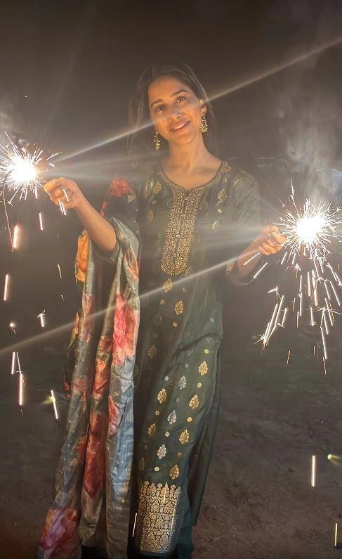 Nabha Natesh Diwali Celebrations