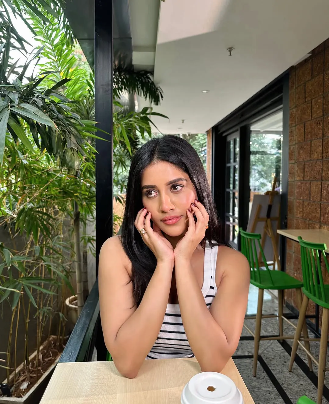 Nabha Natesh Chill With Coffee