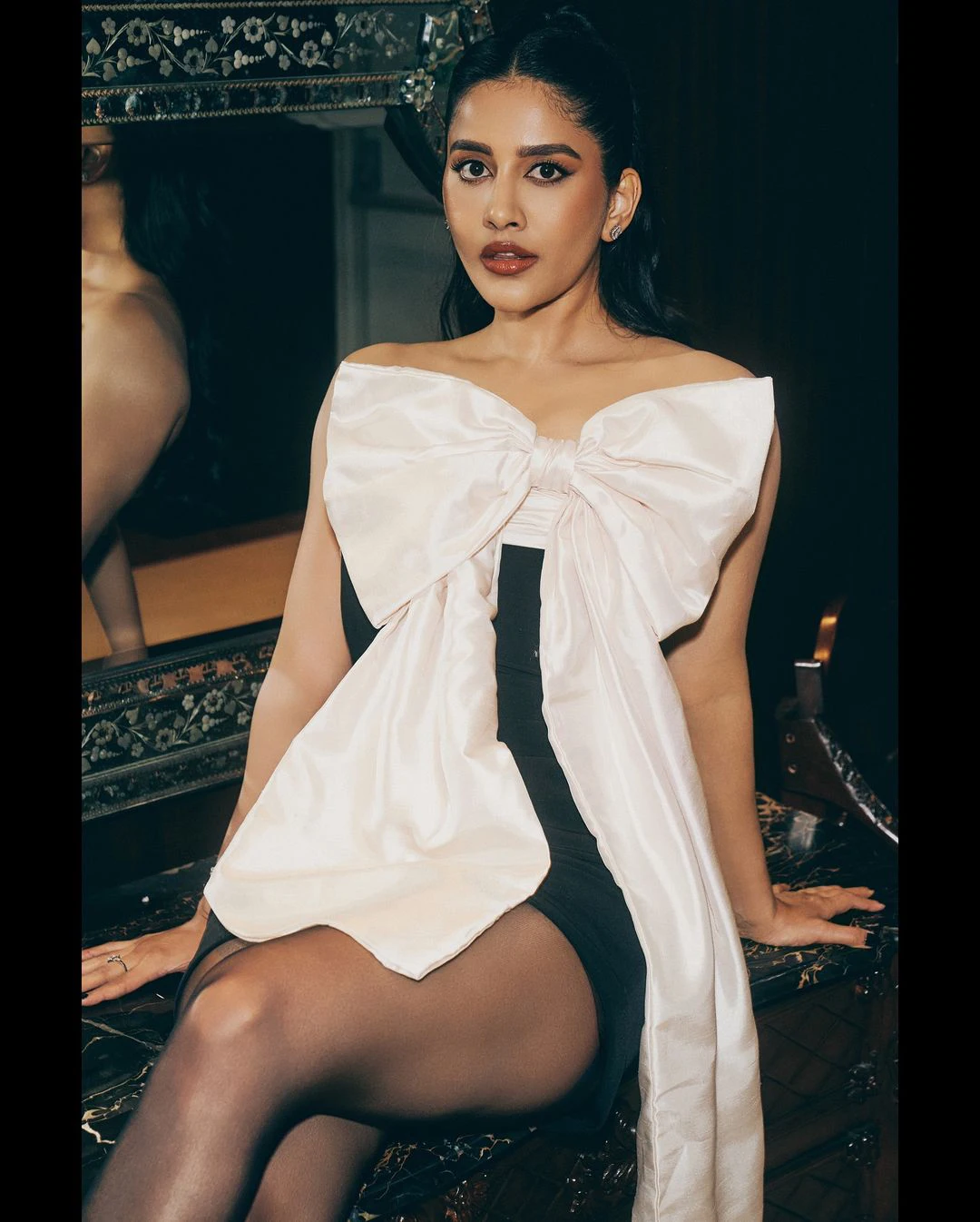 Nabha Natesh Dazzling Photos in Modern Dress