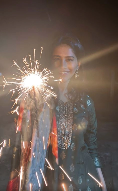 Nabha Natesh Diwali Celebrations