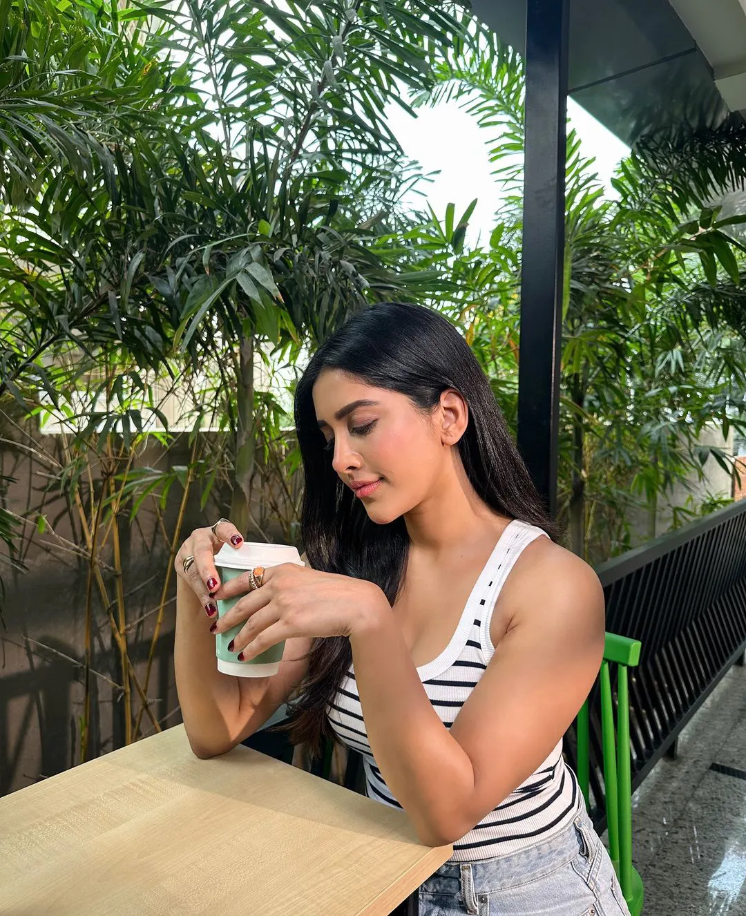 Nabha Natesh Chill With Coffee