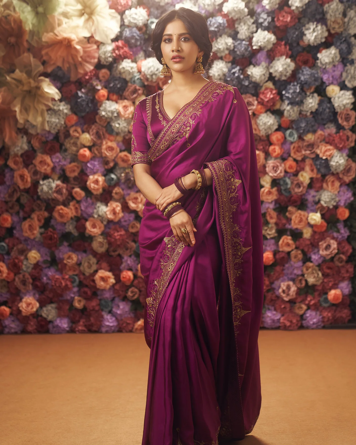 Nabha Natesh Stunning Looks in Saree