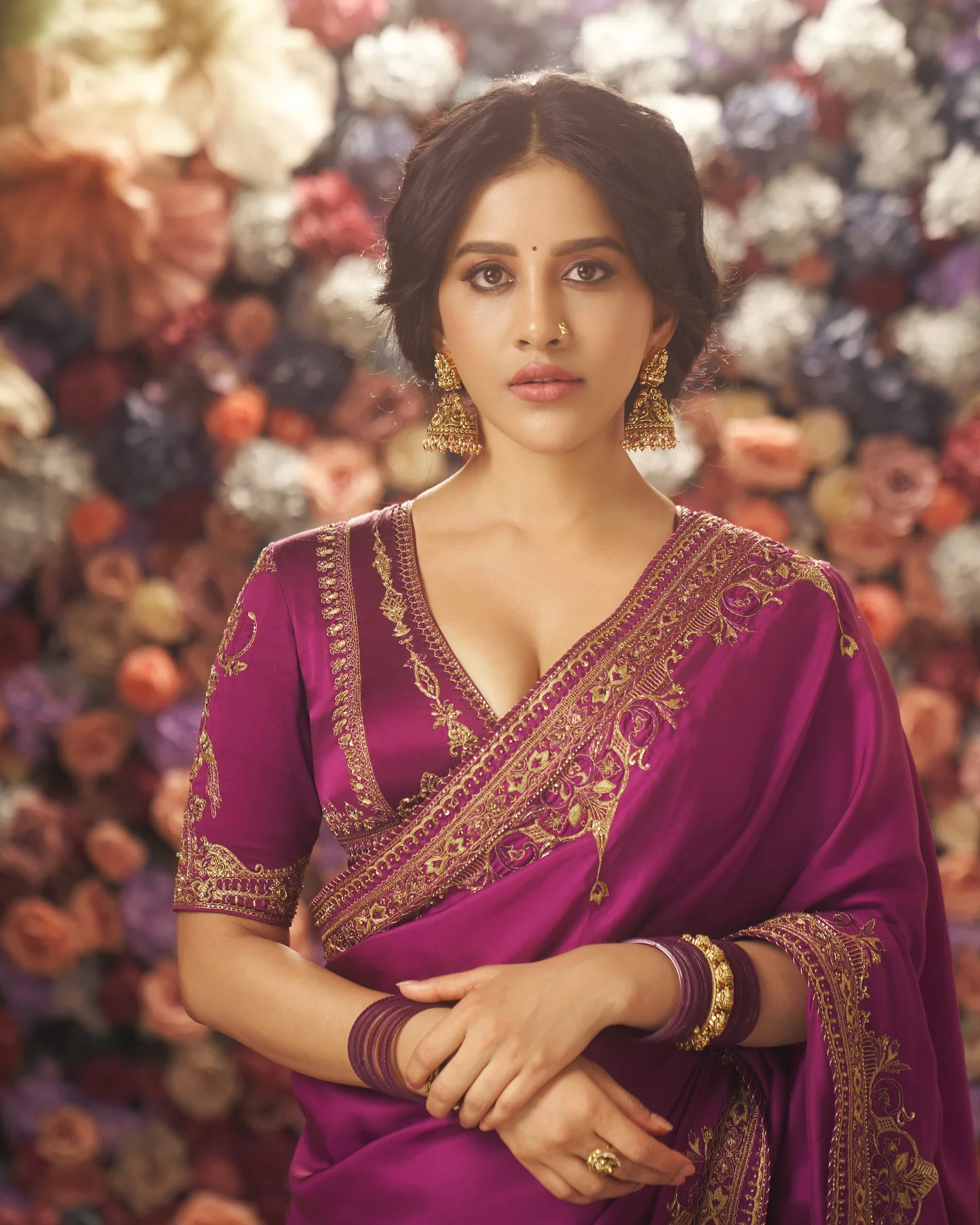 Nabha Natesh Stunning Looks in Saree