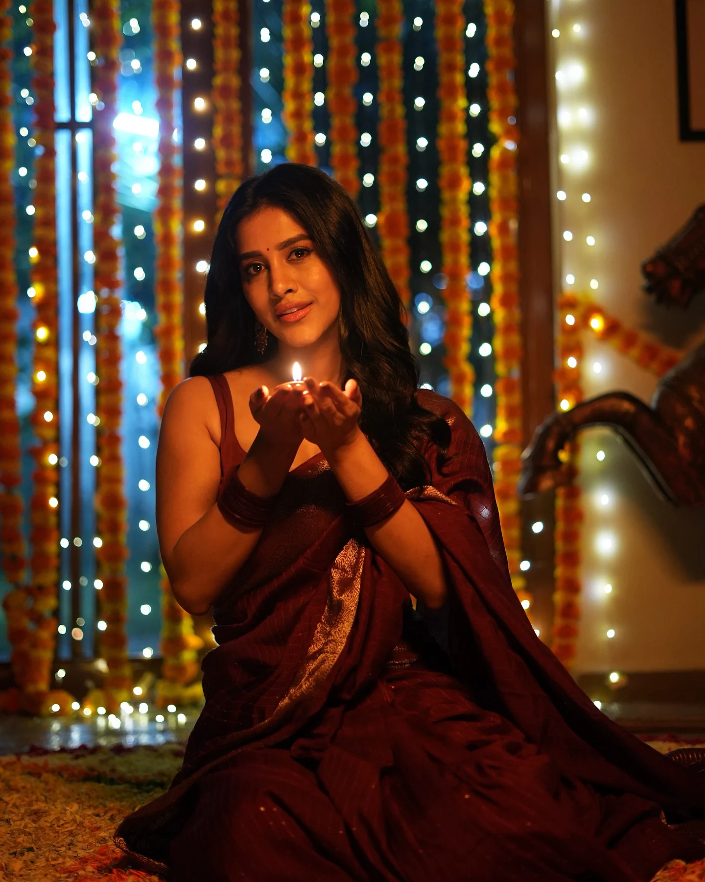 Nabha Natesh Diwali Celebrations