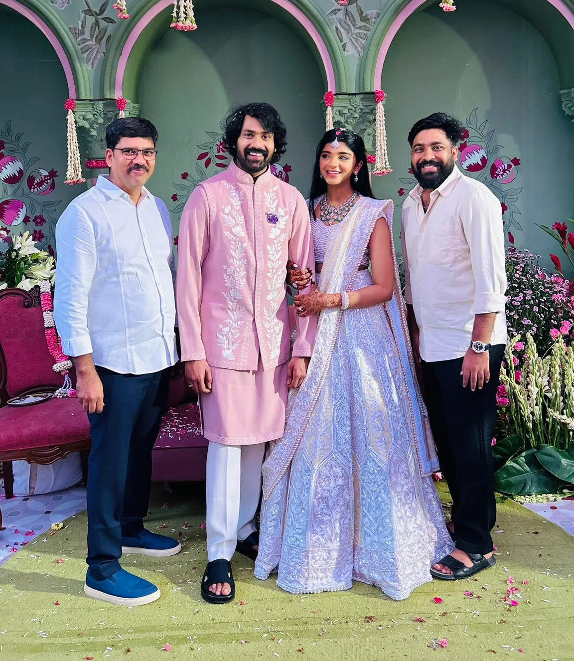 Narne Nithiin Engagement Photos