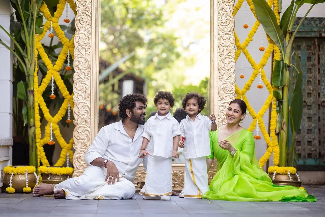 Nayanthara Vignesh Shivan Cute Family Photos