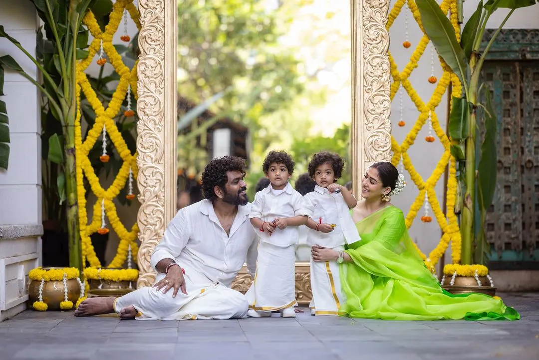 Nayanthara Vignesh Shivan Cute Family Photos