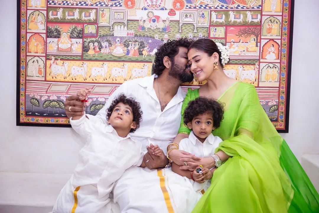 Nayanthara Vignesh Shivan Cute Family Photos