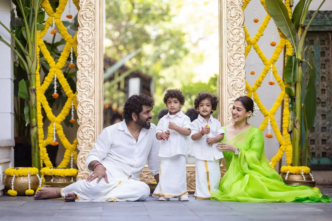 Nayanthara Vignesh Shivan Cute Family Photos