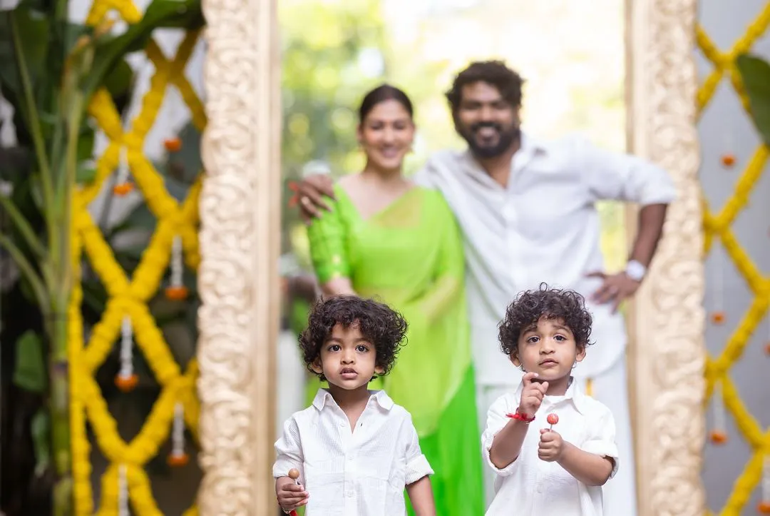 Nayanthara Vignesh Shivan Cute Family Photos