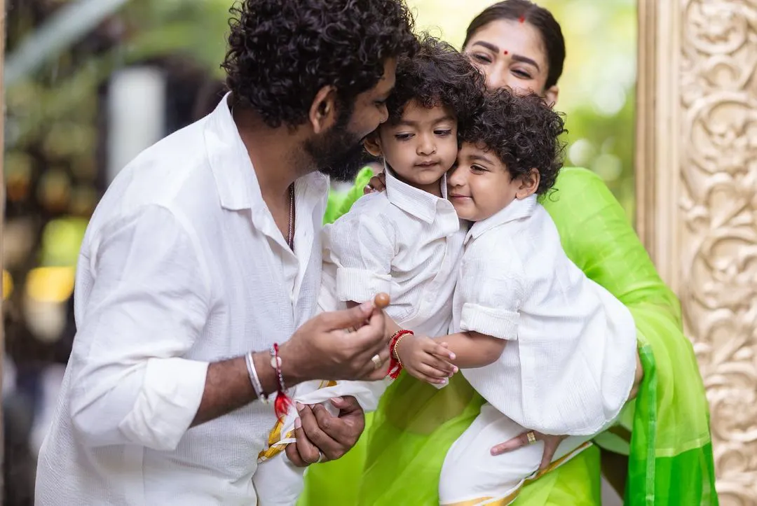 Nayanthara Vignesh Shivan Cute Family Photos