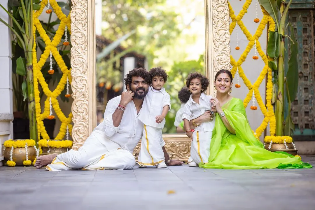 Nayanthara Vignesh Shivan Cute Family Photos