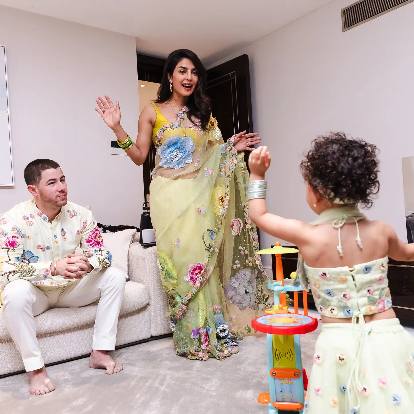 Priyanka Chopra Diwali Celebrations with Family