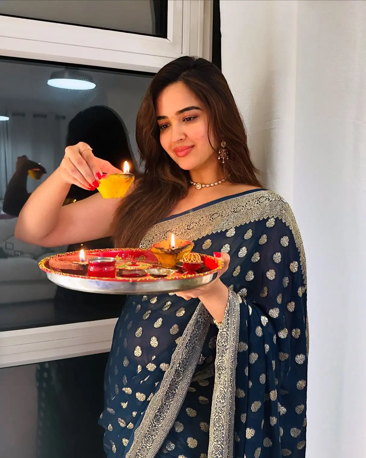 Pujita Ponnada Diwali Celebrations in England