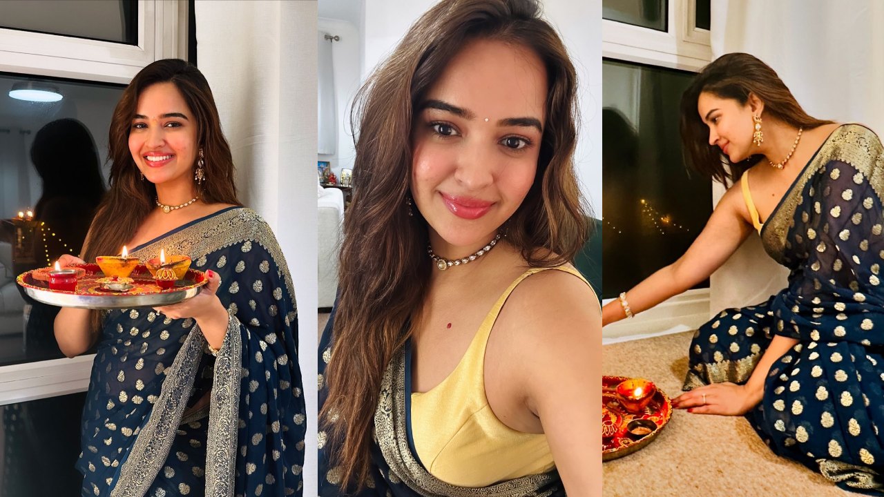 Pujita Ponnada : ఇంగ్లాండ్‌లో తెలుగు భామ పూజిత పొన్నాడ దీపావళి సెలబ్రేషన్స్.. చీరలో అదరగొడుతుందిగా..