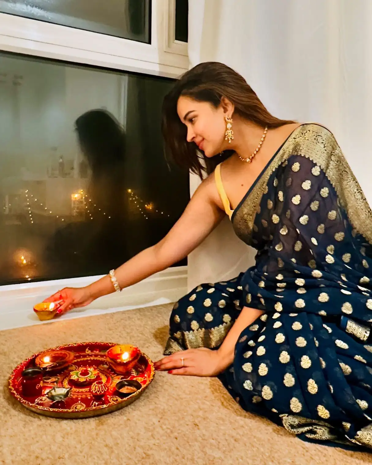 Pujita Ponnada Diwali Celebrations in England