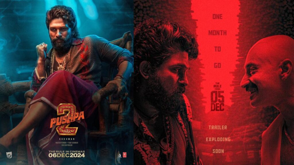 Allu Arjun Pushpa 2 movie trailer update New poster release