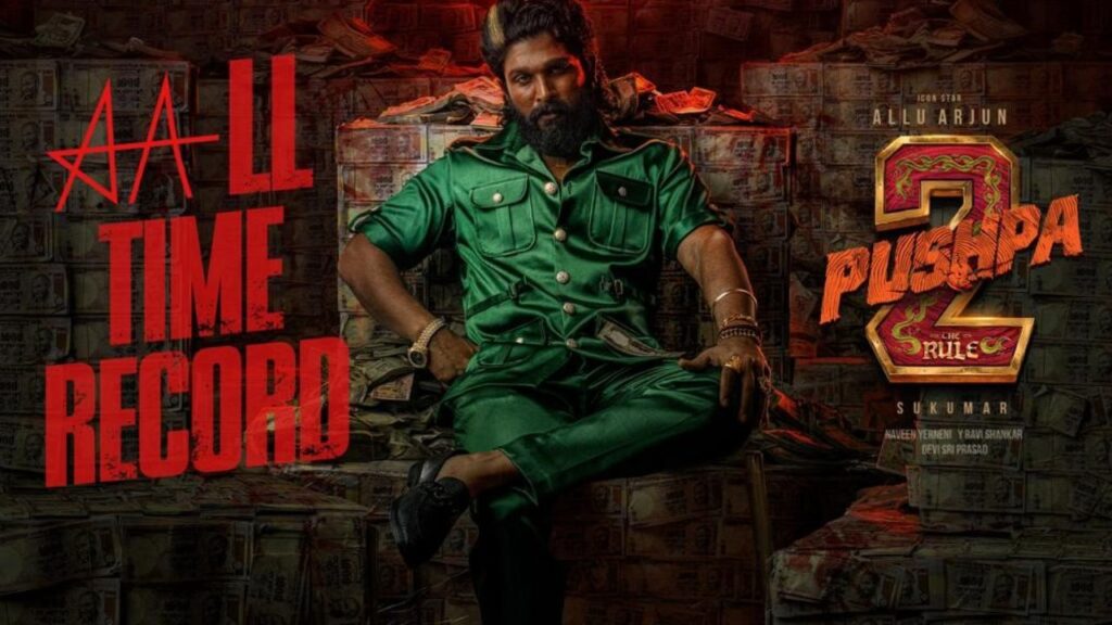 Allu Arjun Pushpa 2 Movie trailer First South movie to achieve that record