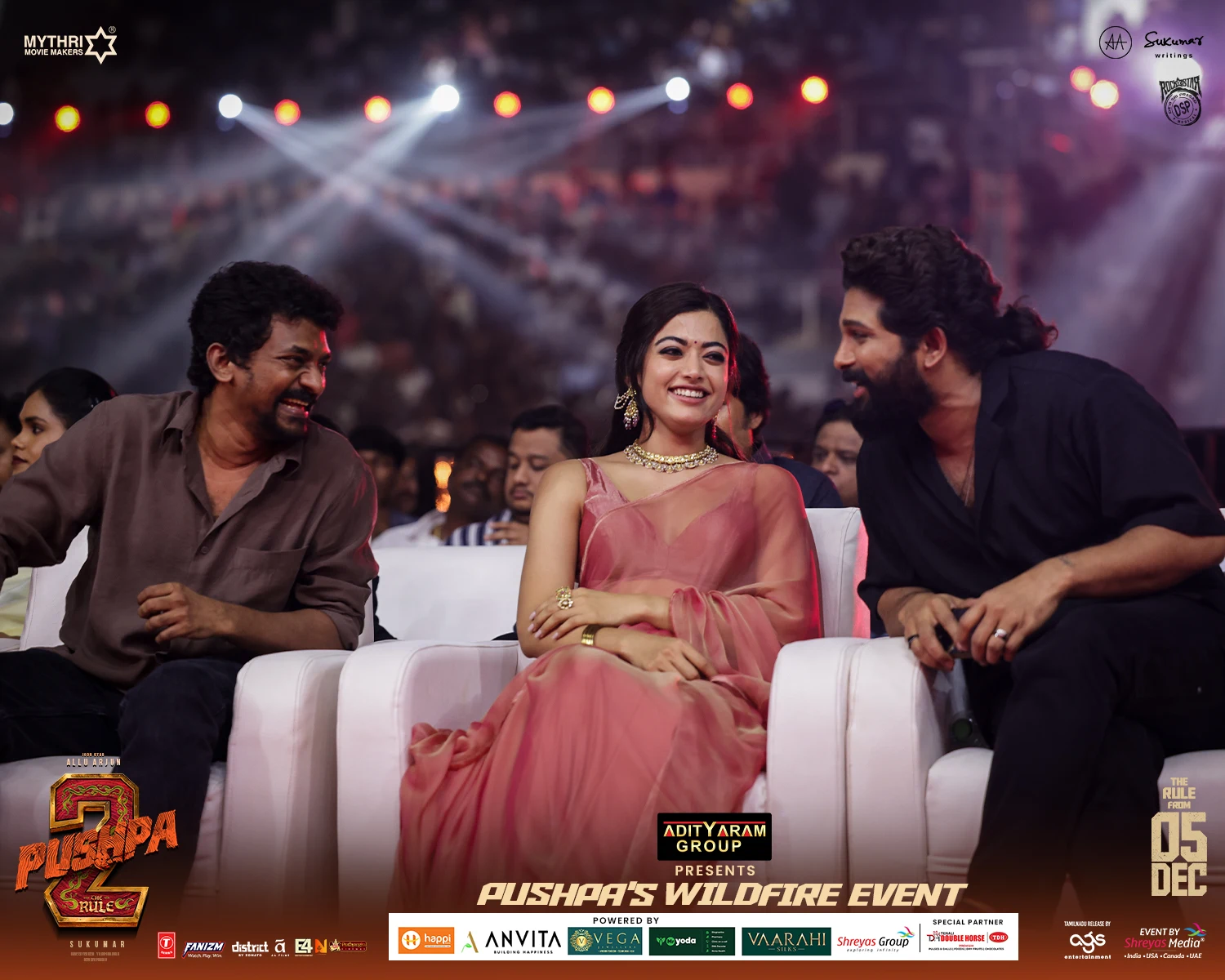 Pushpa 2 Song Launch Wildfire Event in Chennai