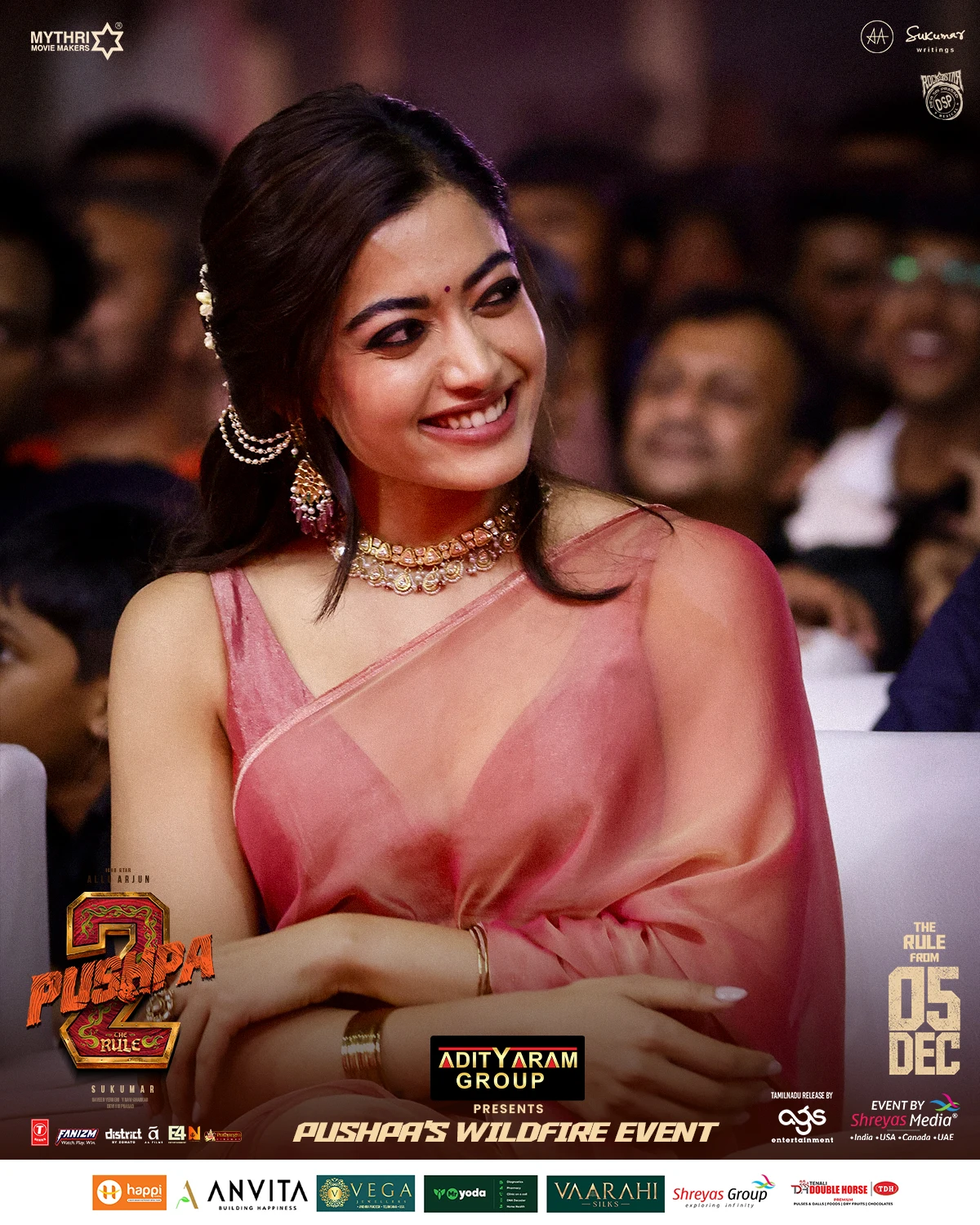 Pushpa 2 Song Launch Wildfire Event in Chennai