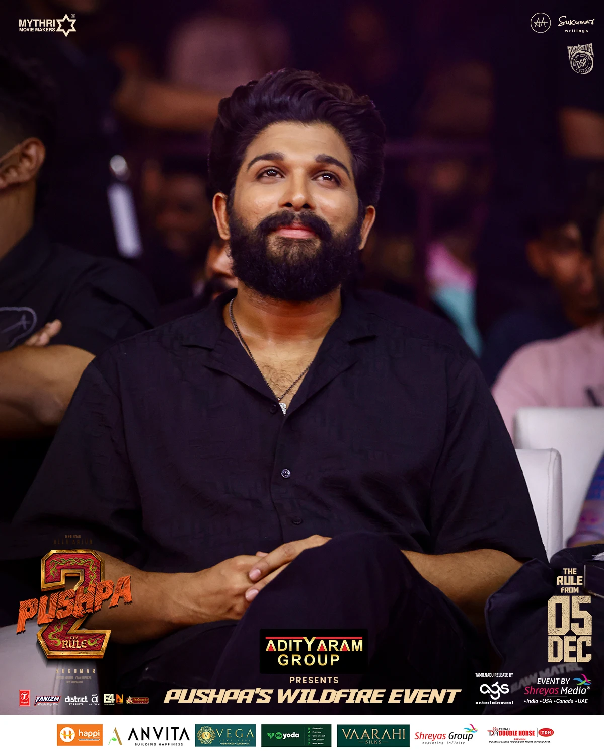 Pushpa 2 Song Launch Wildfire Event in Chennai